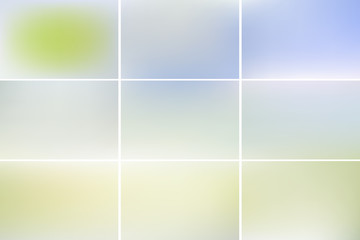 Naklejka premium Blue green plain background images