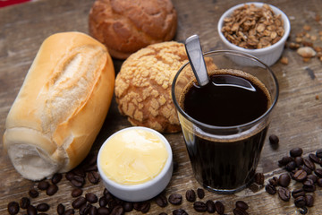 coffee and bread