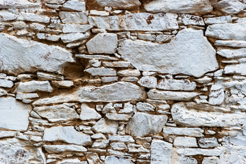 Weathered stone painted wall texture from Turkey.
