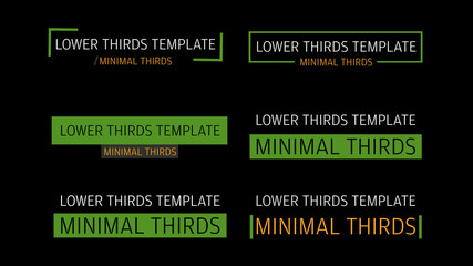 Smooth Reveal Corporate Lower Thirds