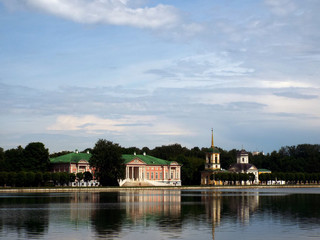 Fototapeta na wymiar Kuskovo mansion in Moscow