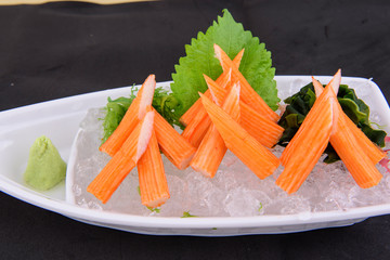 Photos of delicious Japanese food Suitable for making menus in restaurants.