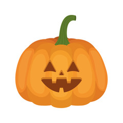 Halloween pumpkin cartoon vector design