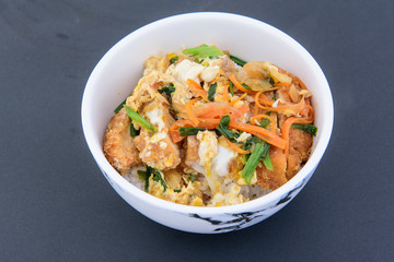 Photos of delicious Japanese food Suitable for making menus in restaurants.