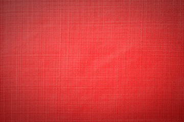 Red fabric texture background