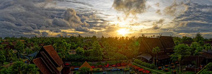 Sunset on the Balcony, Mai Khao, Phuket, Thailand