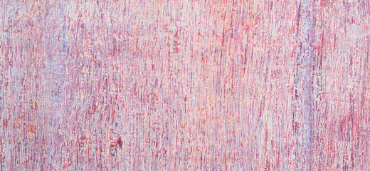 Grunge background. Peeling paint on an old wooden background. Colorful rusty weathered wood planks.