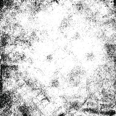 Aged wall texture. Grainy messy overlay of empty, aging, scratched wall. Grunge rough dirty background. Vector Illustration. Black isolated on white background. EPS10.