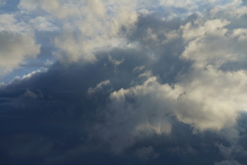 Fototapeta na wymiar Clouds covering the sky