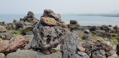 rocks on the beach