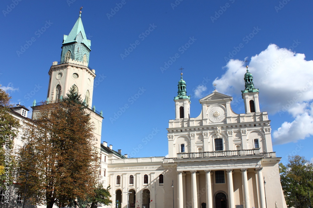 Poster Cathedral of St. John the Baptist in Lublin, Poland