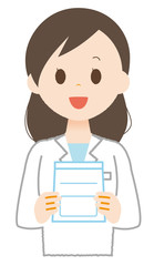 白衣　女性　薬剤師　説明