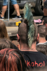 Punk colour hair