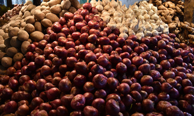Selling of Vegetables in Local Market