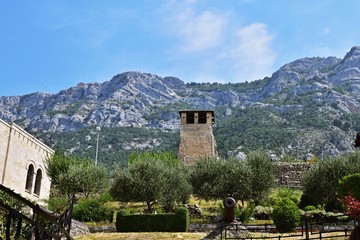 Der Burg von Kruje, Albanien, Detail