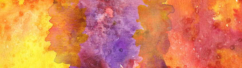 Abstract watercolor blot painted background. Texture paper. Isolated.