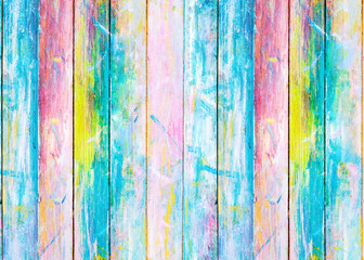 colorful  wooden painted background, Christmas background