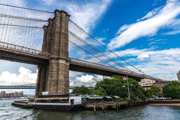 Brooklyn Bridge in Manhattan, New York City, USA