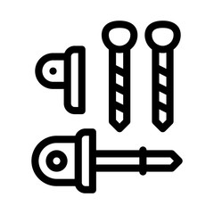 Belay Rappel Alpinism Sport Equipment Vector Icon Thin Line. Compass, Mountain Direction And Burner Mountaineering Alpinism Equipment Concept Linear Pictogram. Contour Outline Illustration