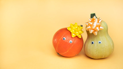 Halloween orange background.