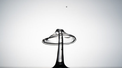 water drop collision. Water splash