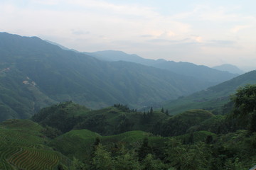 Obraz premium China Trip to Yangshuo, Li River and rice terraces