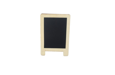 Small blackboard. White background frame