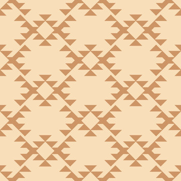 Tribal southwestern native american navajo seamless pattern
