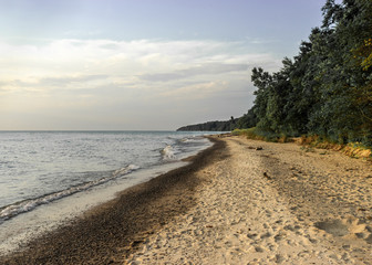 Playa cerca de Saugatuck en Michigan