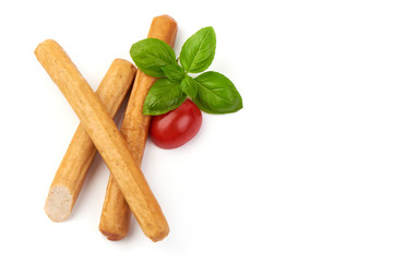 Fresh chicken barbecue sausages, bbq, isolated on white background
