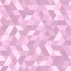 Obraz premium Geometric vector pattern with purple and pink triangles and shapes. Geometric modern ornament. Seamless abstract background
