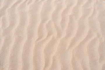 Sand texture of a beach with undulations