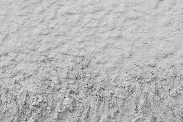 Fototapeta premium Gray stucco on wall of house. Construction industry.