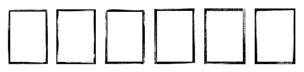 Grunge frame - stock vector.