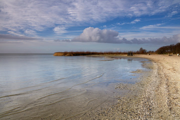 View over lake IJsselmeer