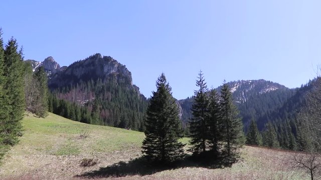 Paesaggio di montagna - Monti tatra in Polonia