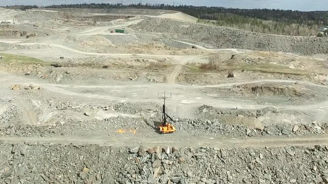 Timmins Ontario Open Pit Gold Mine Canada