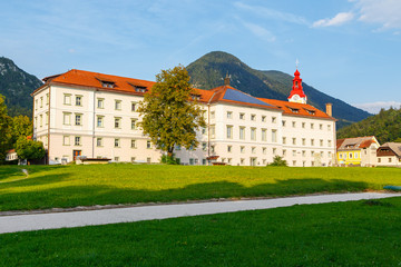 Naklejka premium Schloss Katzenstein, Begunje, Slowenien. 19.08.2019.