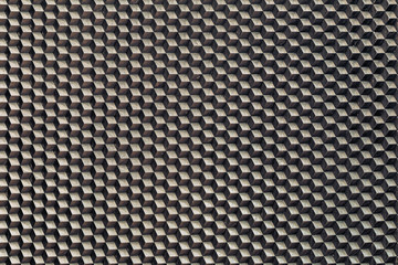 Texture of old metal background. Casting cubic terrain.