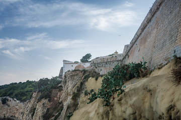 View of the Ibiza fortress in day light - Image