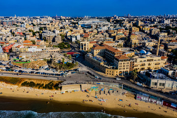 Obraz premium Tel Aviv aus der Luft