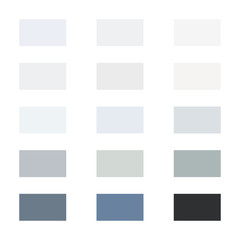 Gray color palette vector illustration