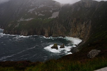 Dramatic sky over Slieve League, Wild Atlantic Way, Donegal, Ireland