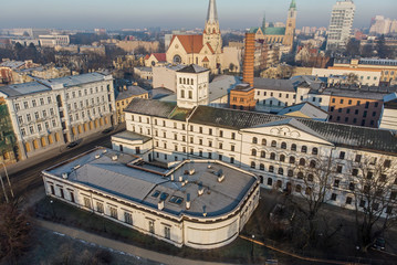 Fototapeta premium Biała Fabryka w Łodzi. Polska. 