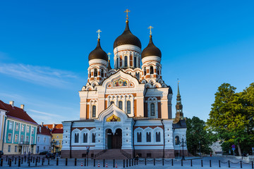 Fototapeta na wymiar Alexander Nevsky Cathedral in Tallinn; Estonia