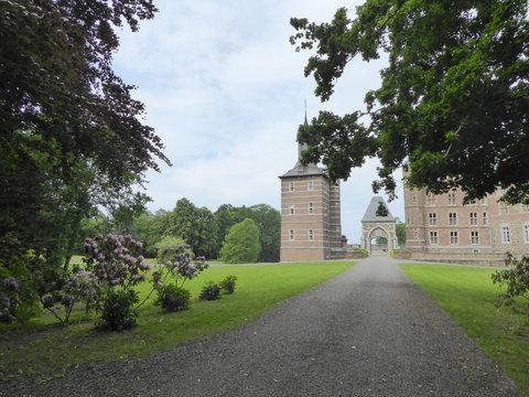 Historisches Wasserschloss 12. Jahrhundert