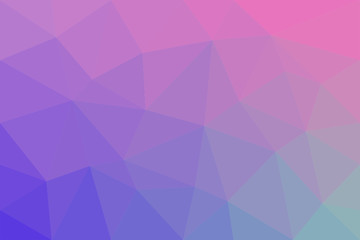 Geometrical abstract triangle tiled pattern background - vector graphic from triangles in colorful tones