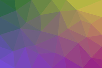 Geometrical abstract triangle tiled pattern background - vector graphic from triangles in colorful tones