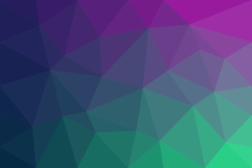 Geometrical abstract triangle tiled pattern background - vector graphic from triangles in colorful tones