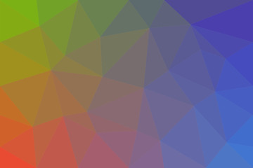Obraz premium Geometrical abstract triangle tiled pattern background - vector graphic from triangles in colorful tones